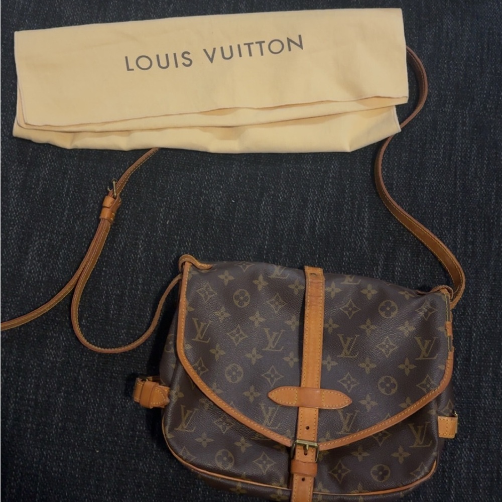 Louis Vuitton Brown Monogram Shoulder Bag